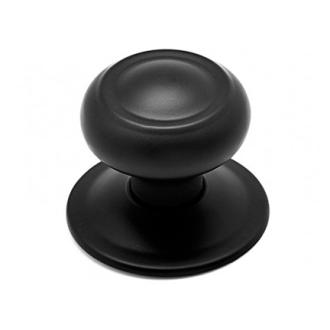 Pomo puerta negro